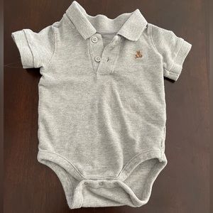 Baby Gap boys onesie polo shirt, size 12-18 mo
